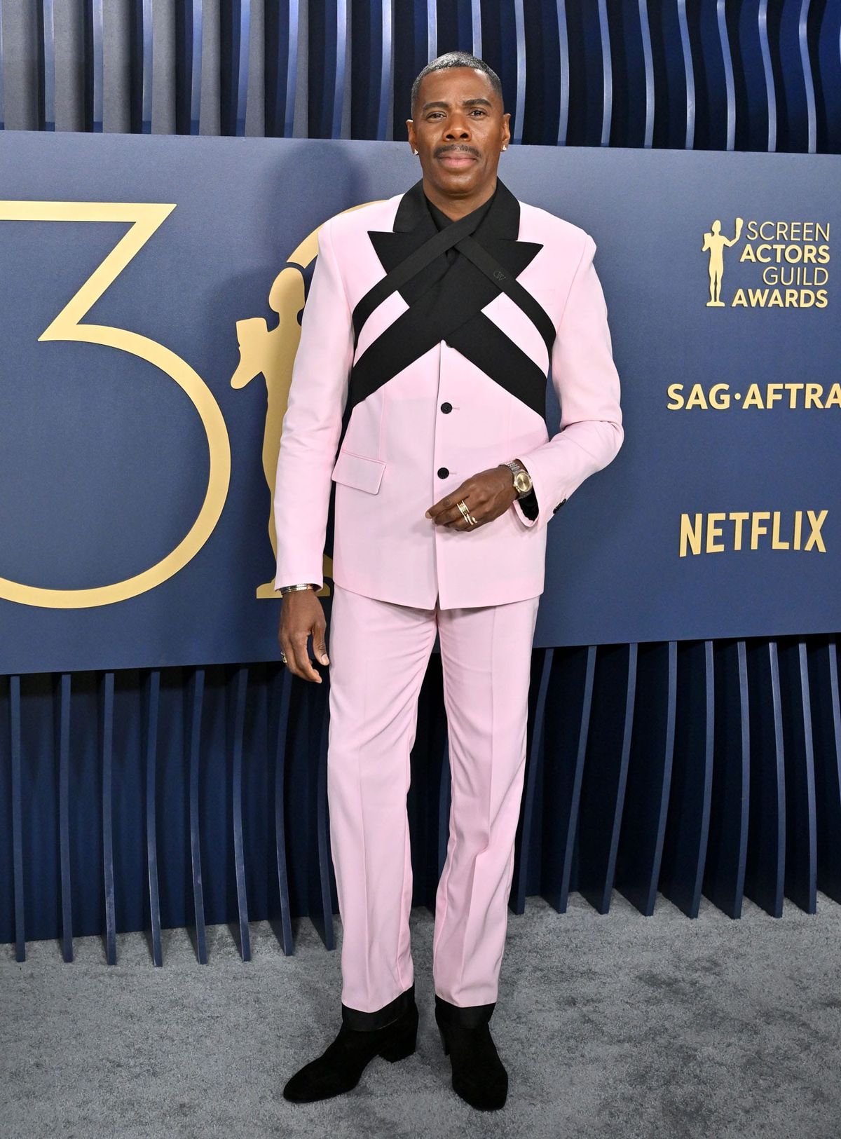 Colman Domingo Continues His Awards Season Domination, Plus the Rest of the Pink and Peach and Purple at the SAGs