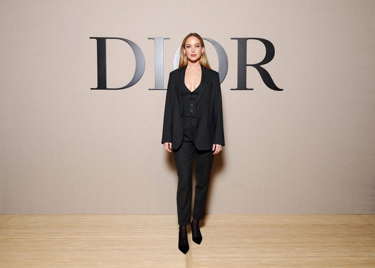 Jennifer Lawrence Made Her Contractually Obligated Appearance for Dior!