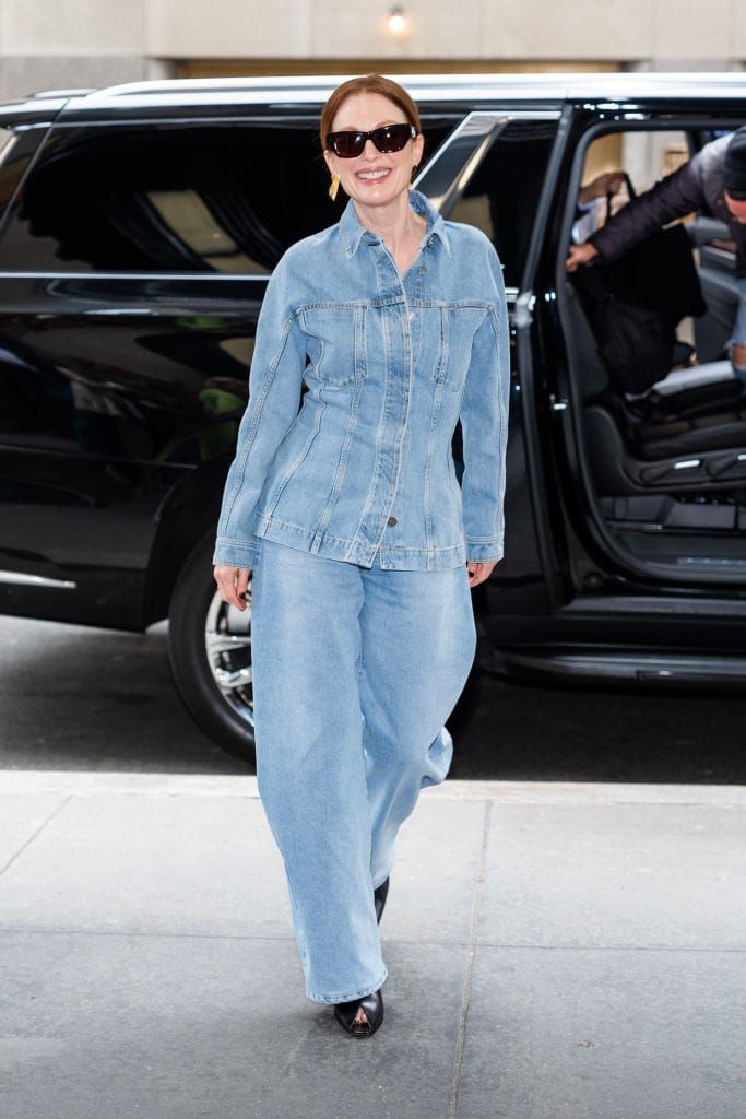 Julianne Moore Is One of the Last People I Expected to See Rocking the Double Denim