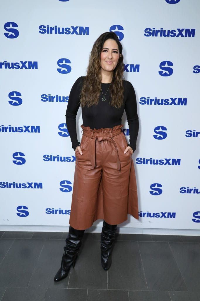 Fug or Fab: D'Arcy Carden's Leather Paperbag-Waist Culottes