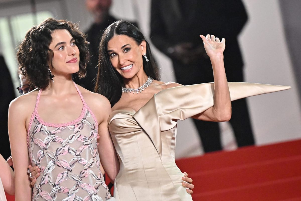 Demi Moore Arrived at Cannes with "The Substance"
