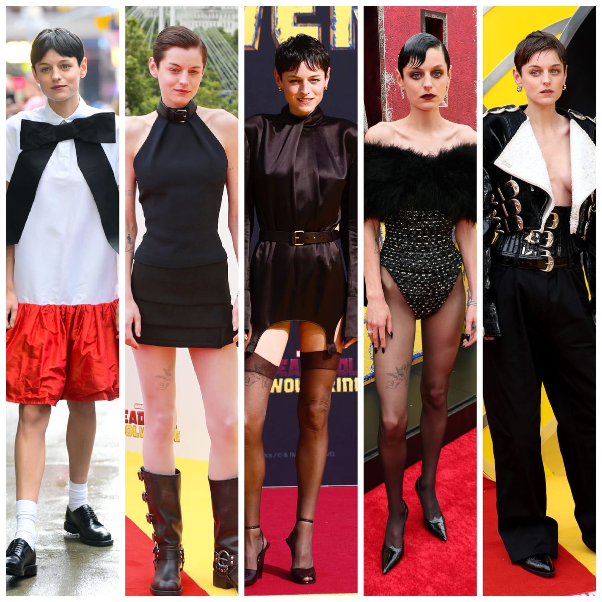 Let's Look at Everything Emma Corrin Wore for the "Deadpool + Wolverine" Premieres