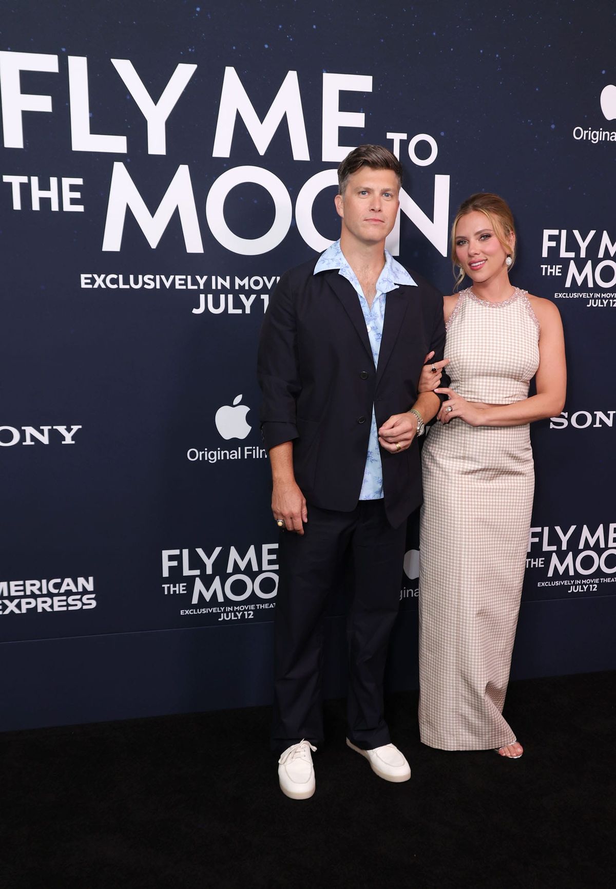 People Went Retro for the Fly Me To the Moon Premiere