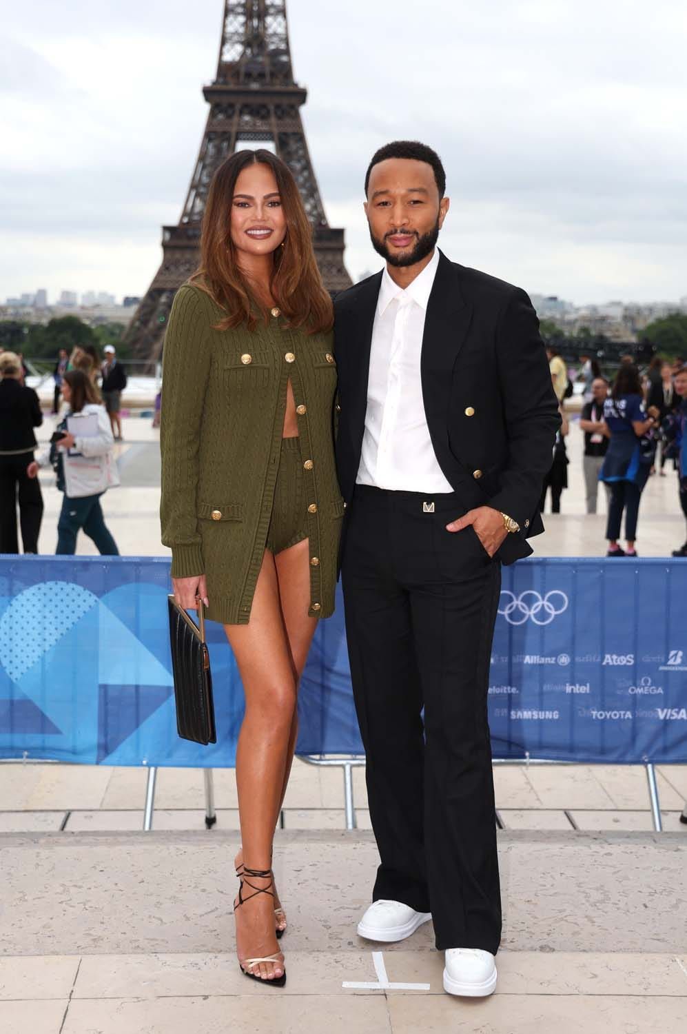 Chrissy Teigen Wore Knit Undies to the Opening Ceremony