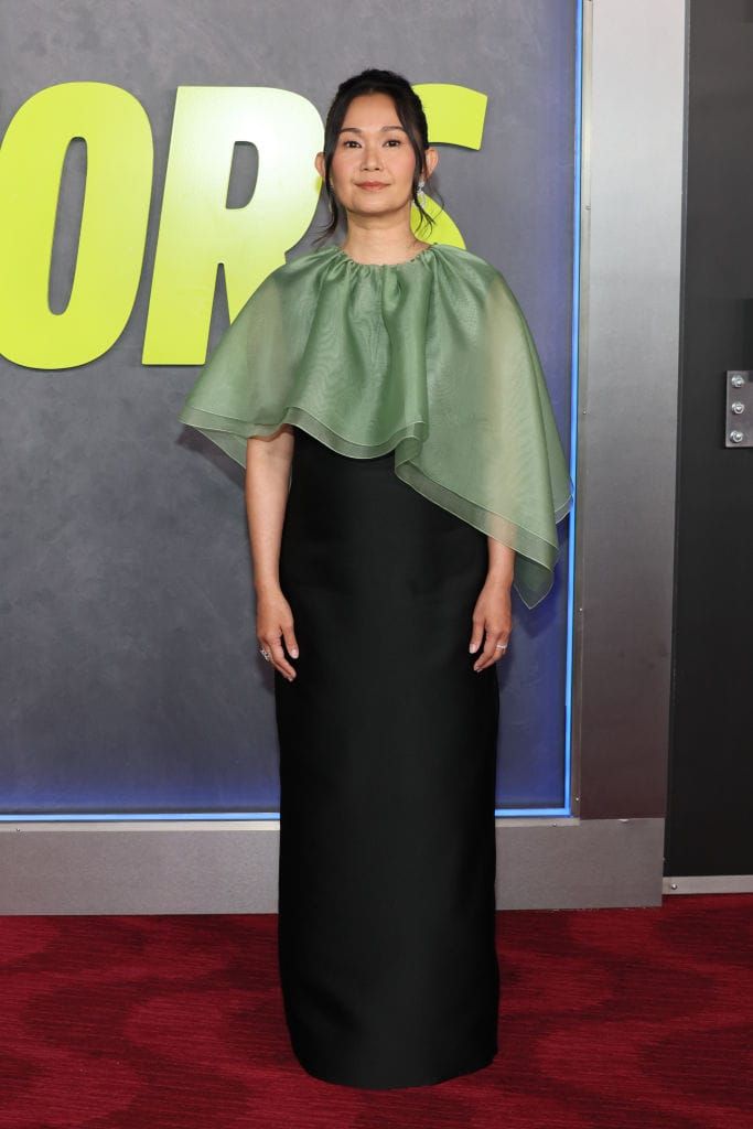 Hong Chau Looks Glam at the Premiere of "The Instigators"