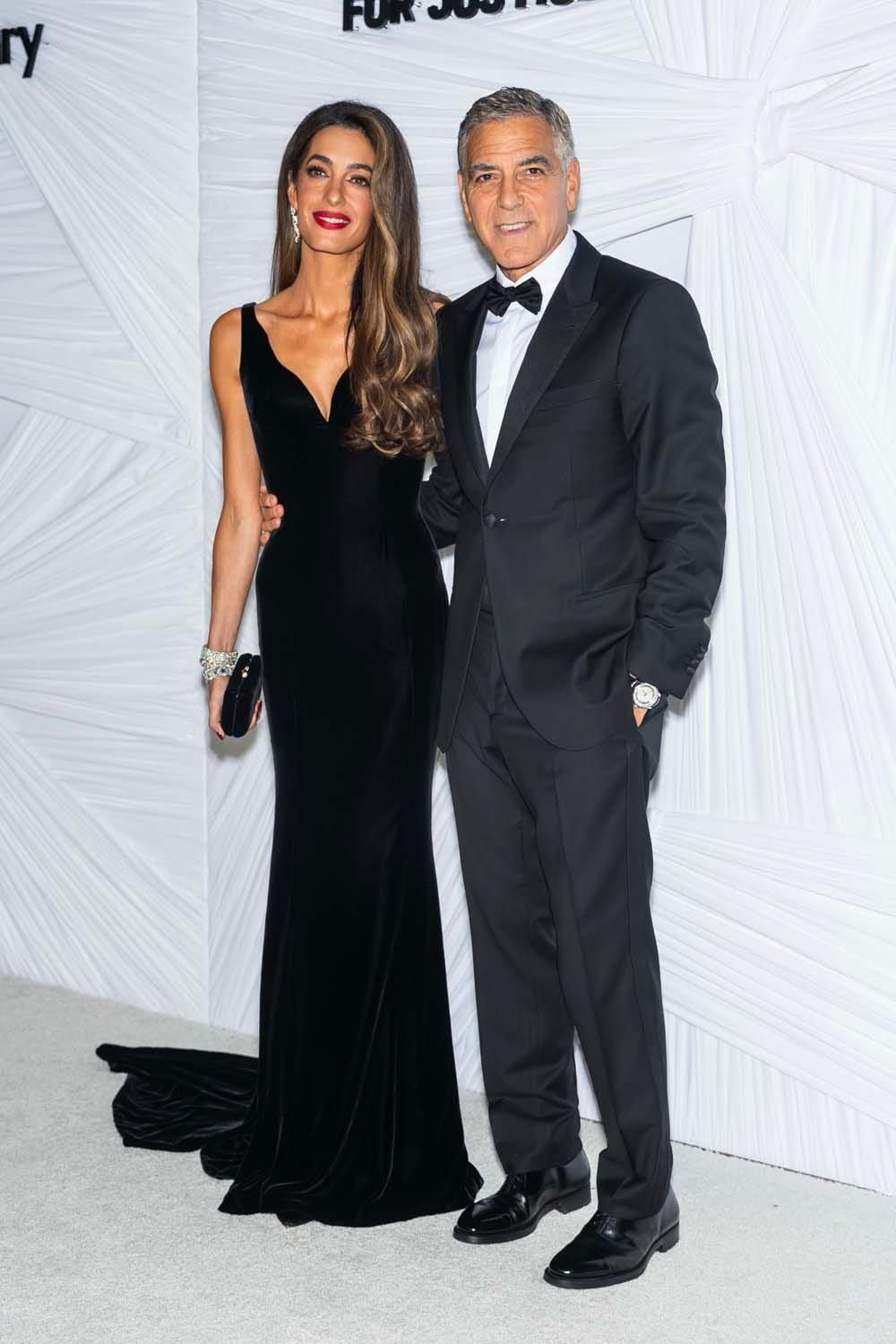 Amal Kept It Very Simple at the Big Clooney Foundation Party