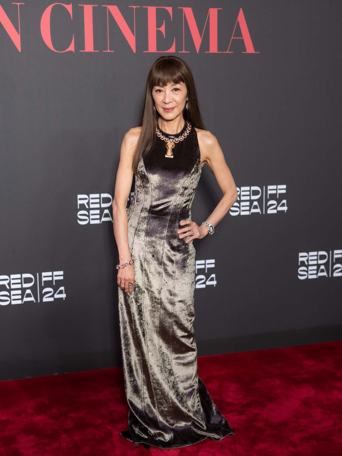 Michelle Yeoh Tried Bangs at the Red Sea Film Festival