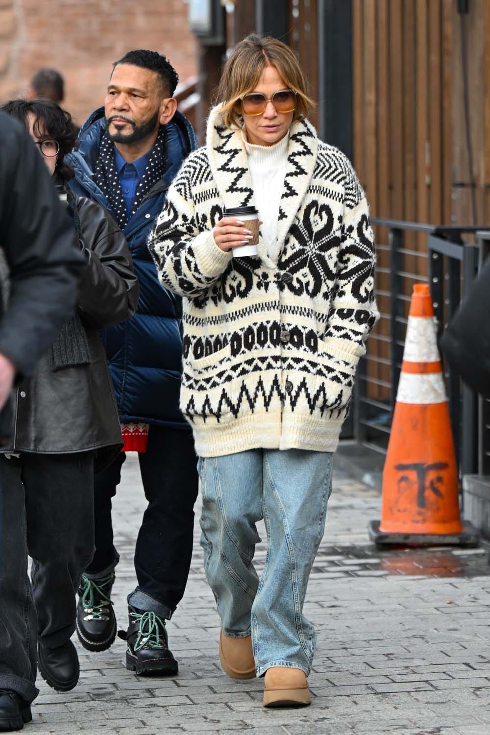 Jennifer Lopez Is Keeping Warm in Aspen
