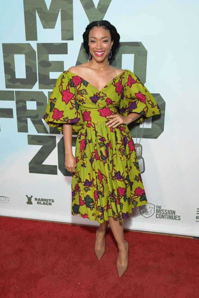 Sonequa Martin-Green Is Wearing a Perfect Pattern