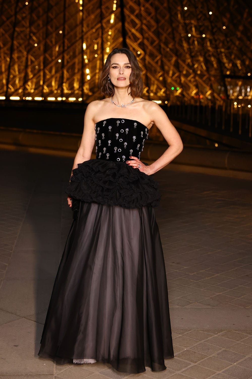 There Was a Grand Event at the Louvre Yesterday Evening