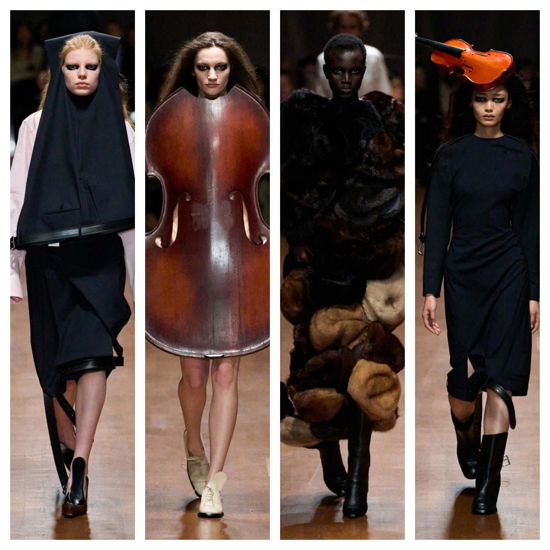 Hodakova Sent a Human Cello Down The Runway