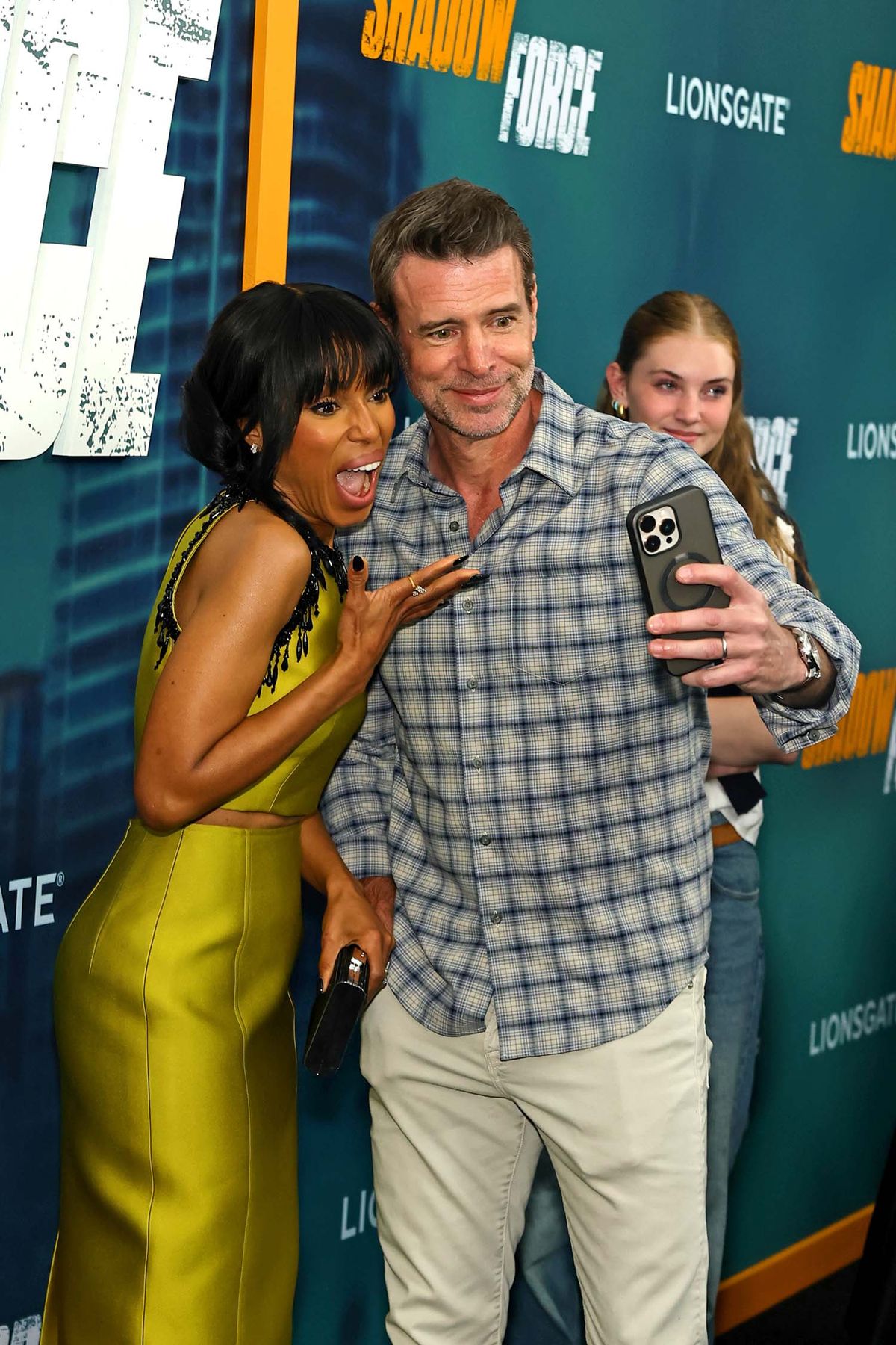 Kerry Washington and Scott Foley Had a Scandal Reunion at the Shadow Force Premiere