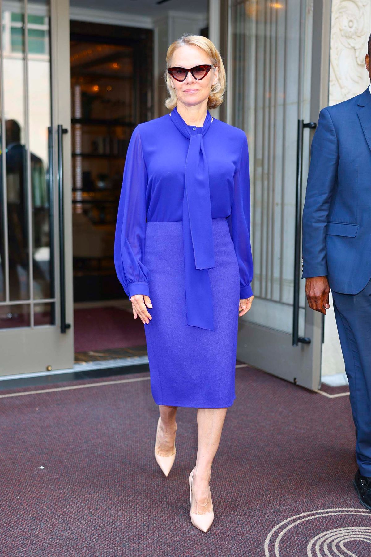 Pamela Anderson Leads Our Brigade of Celebs in New York This Week