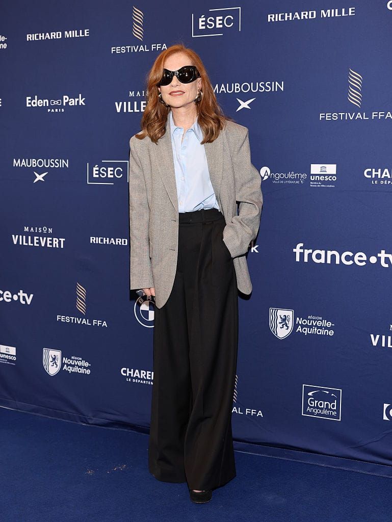 Isabelle Huppert Looks Predictably Chic and Polished