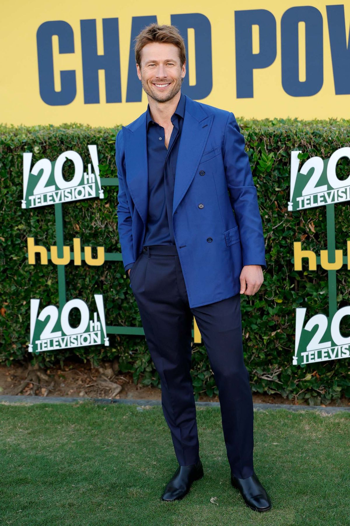 Glen Powell Embraces Jewel Tones