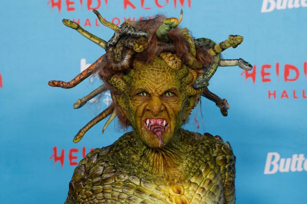 Heidi Klum Was an Amazing Medusa....and the Rest of Celebrity Halloween
