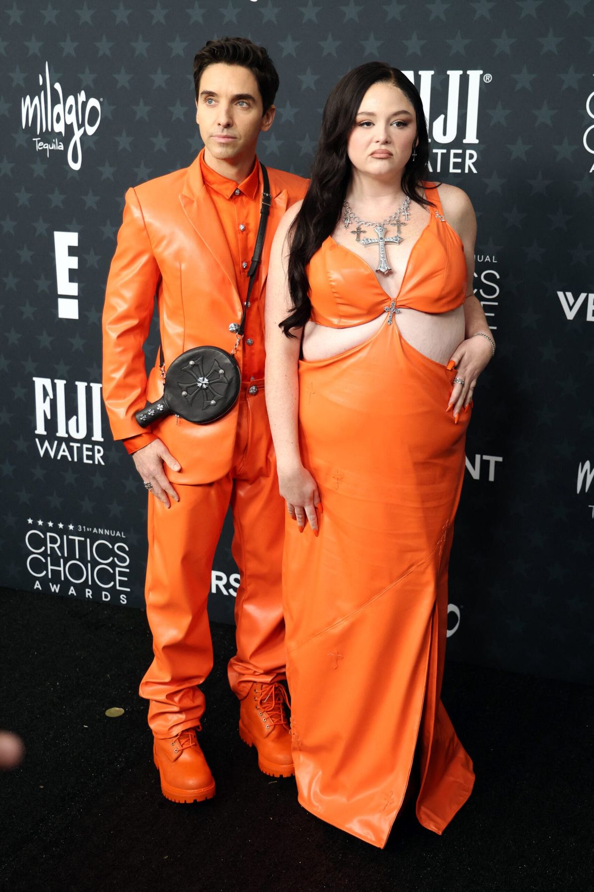 Paul W Downs and Megan Stalter Dressed as Timmee Chalamet and Kylie Jenner Last Night at the Critics Choice Awards
