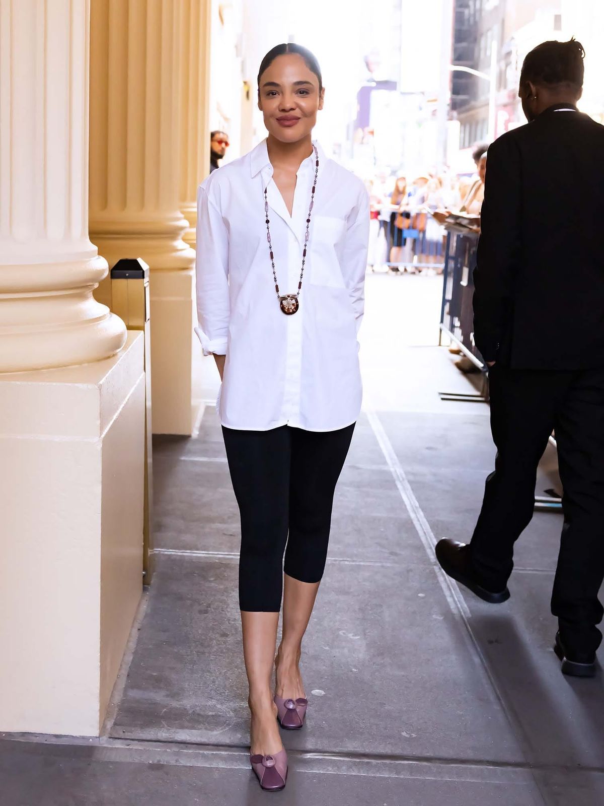Does Tessa Thompson Make These Shorts Work?