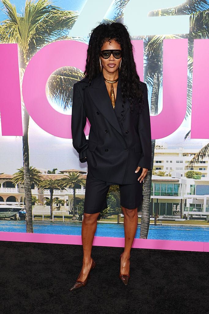 Teyana Taylor Rocks a Shorts Suit