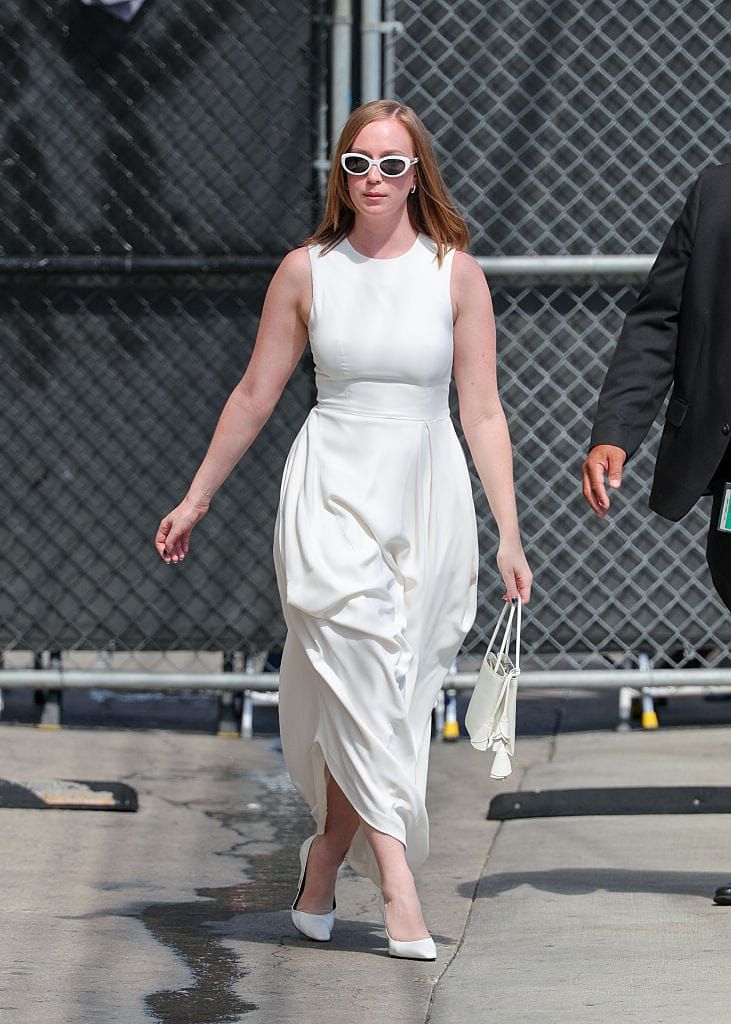 Hannah Einbinder Is Wearing a Quirky Skirt at Kimmel