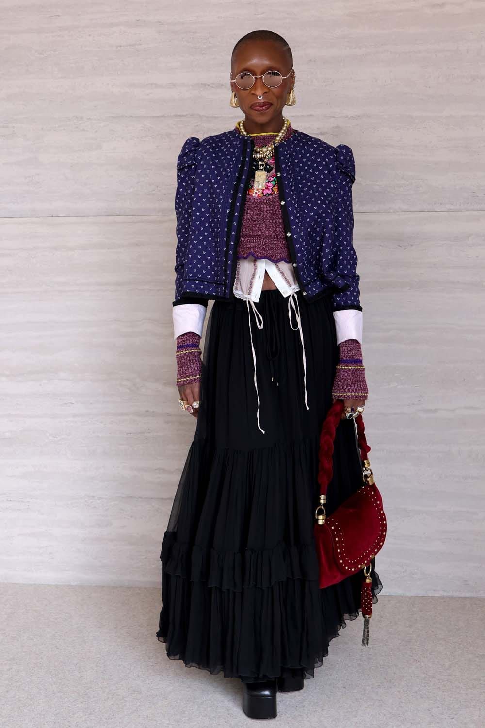 The Paris Front Rows: Balenciaga, Some Beckhams, and a Bit of Boho