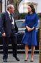 The Duchess of Cambridge Wears Bright Blue Eponine (and a Fur Turban). (Not Together.)