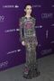 Lily Collins Gets a Nutty Award In Alexander McQueen