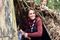 Kate Climbs Into Piles of Leaves With Children