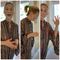 January Jones Has An Awesome Stripey Robe