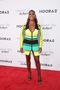 Issa Rae Looks Cheerful in Stripes
