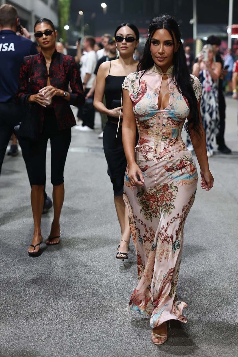 Kim Kardashian Got Fancy for F1