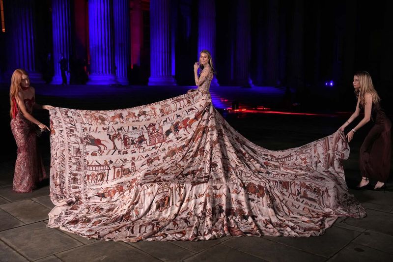 Folks Went Big and Dramatic for the British Museum Ball