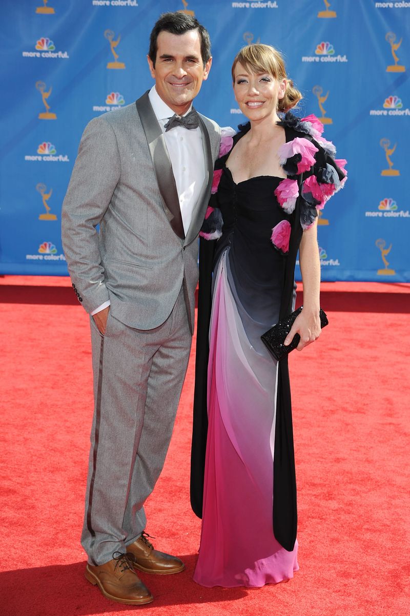 Emmy Awards Fug Carpet: Ty Burrell and Wife
