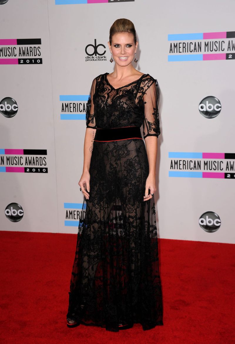 American Music Awards Fug Carpet: Heidi Klum