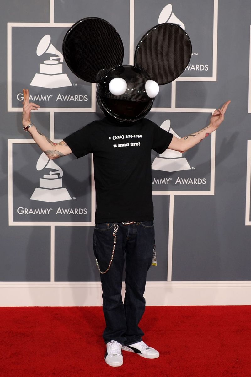 Grammy Awards Huh? Carpet: Deadmau5