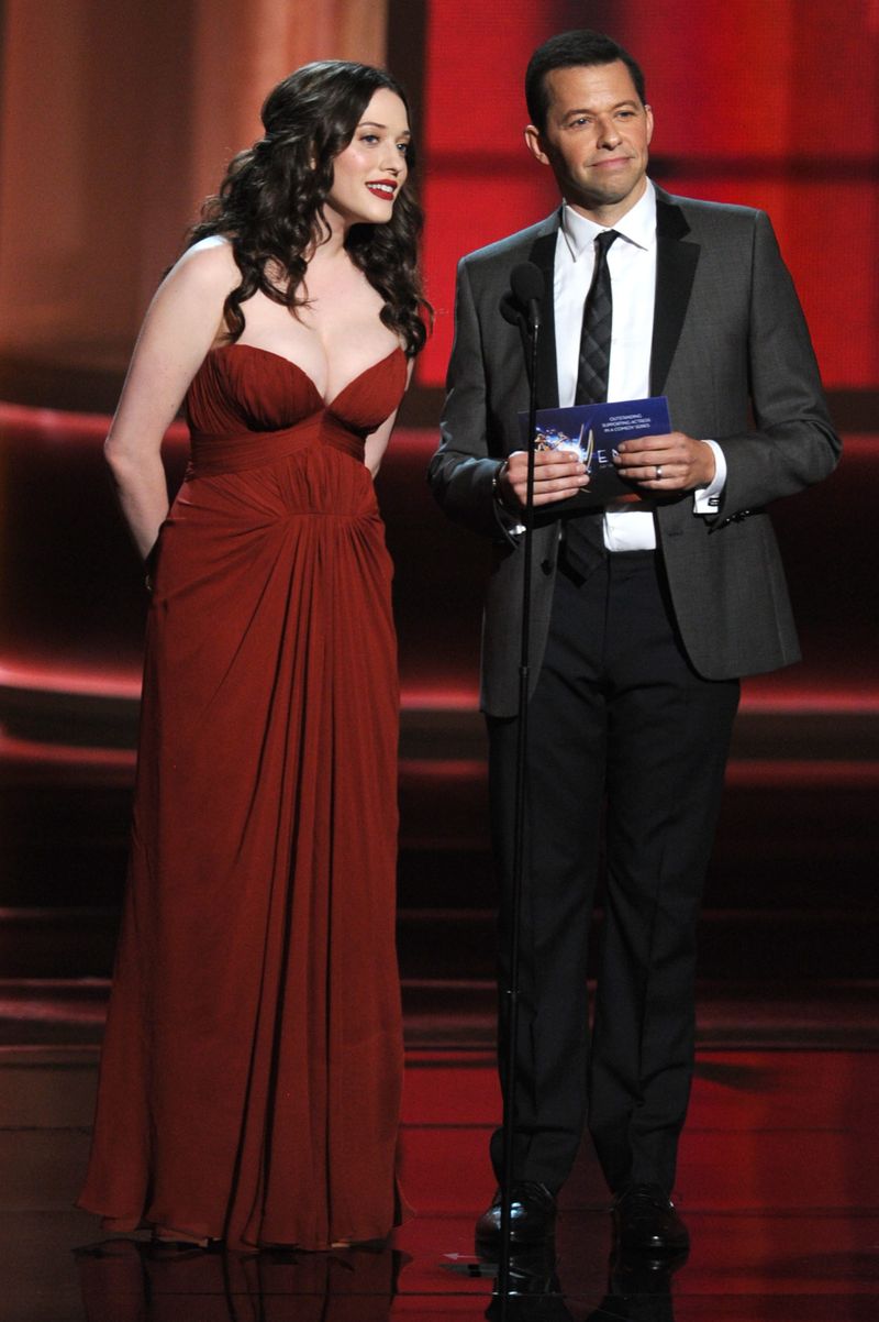 Emmy Awards Fug or Fab Carpet: Kat Dennings