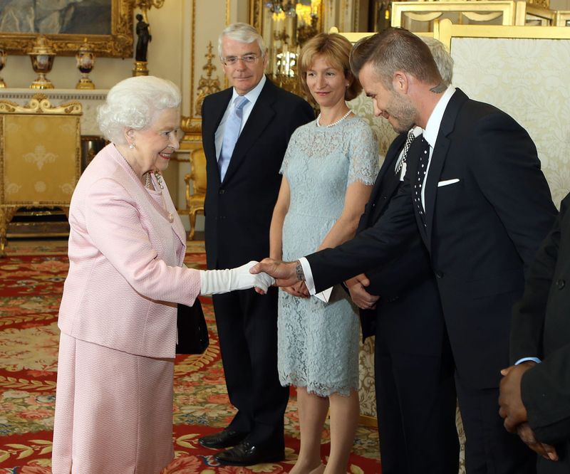 Your Afternoon Man: David Beckham (With a Bonus Appearance from QE2)