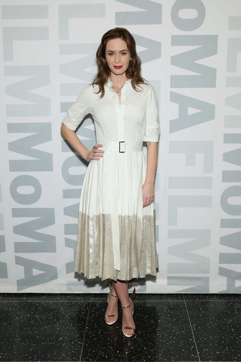 Well Played, Emily Blunt in Lela Rose