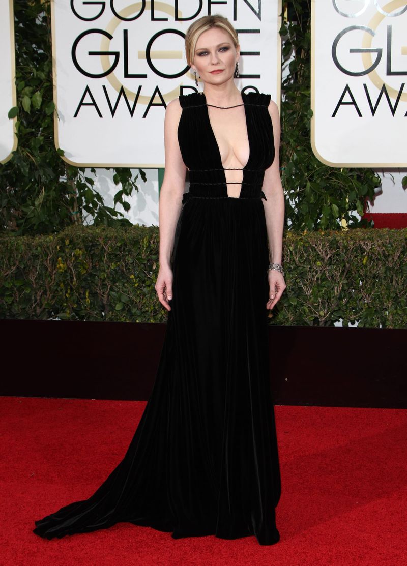 kirsten dunst golden globes 2016