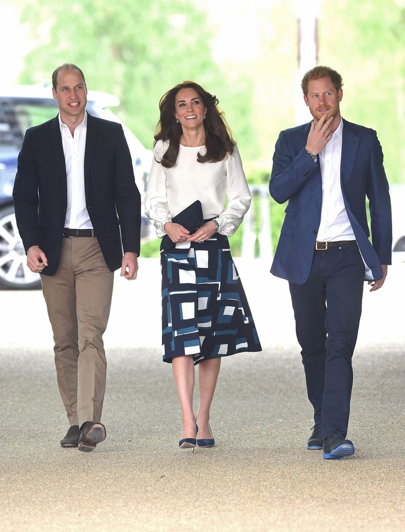 Royally Played, Harry and Wills and Kate (in Banana Republic)