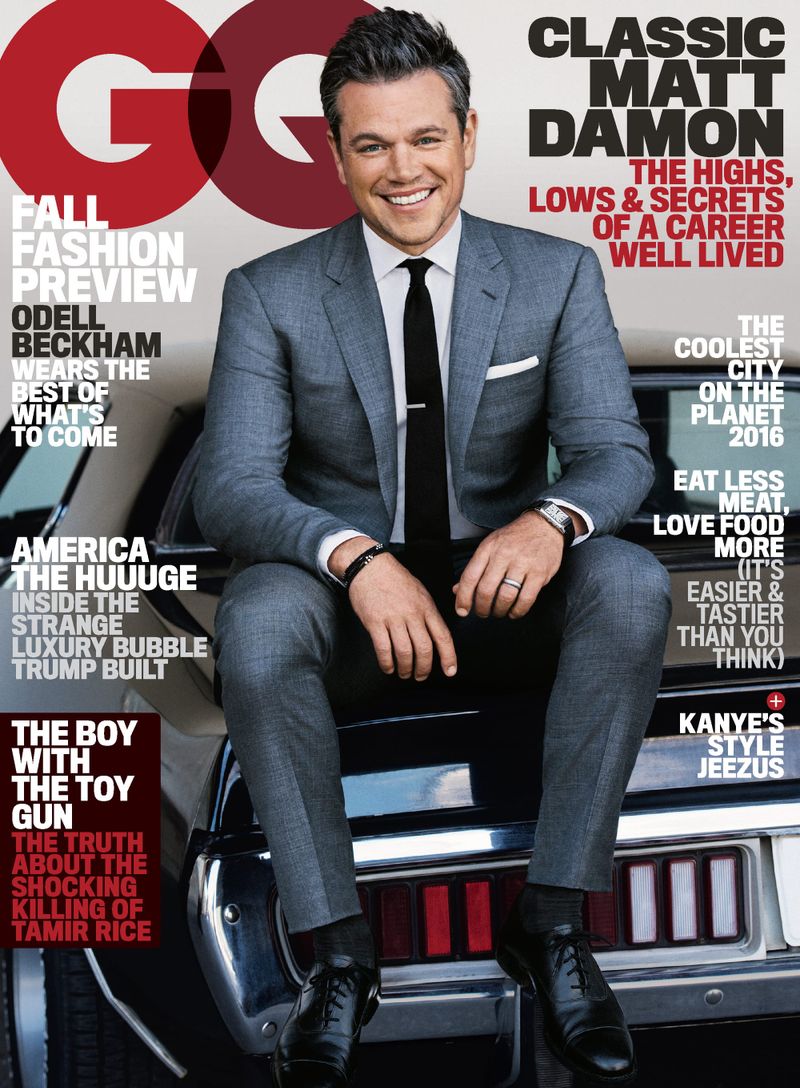 Well Played Cover: Matt Damon on GQ