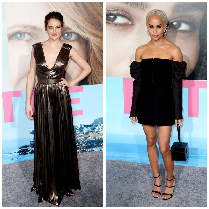Shailene Woodley and Zoe Kravitz Try to Make It Happen at the Big Little Lies Premiere