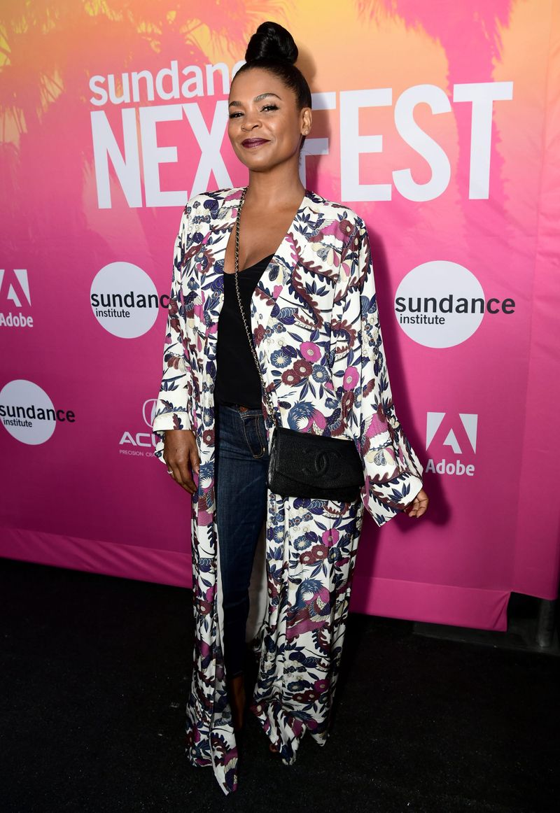Let Nia Long's Enormous Coat Cheer You
