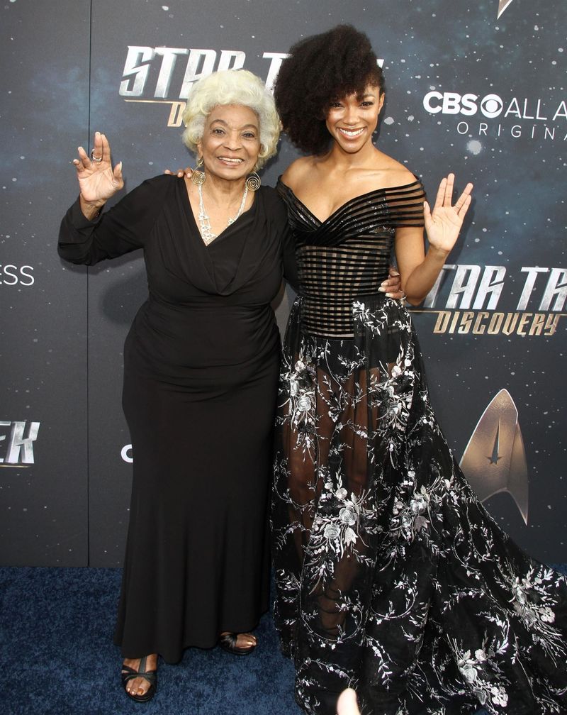Sonequa Martin-Green Fetes Star Trek With Some Veterans