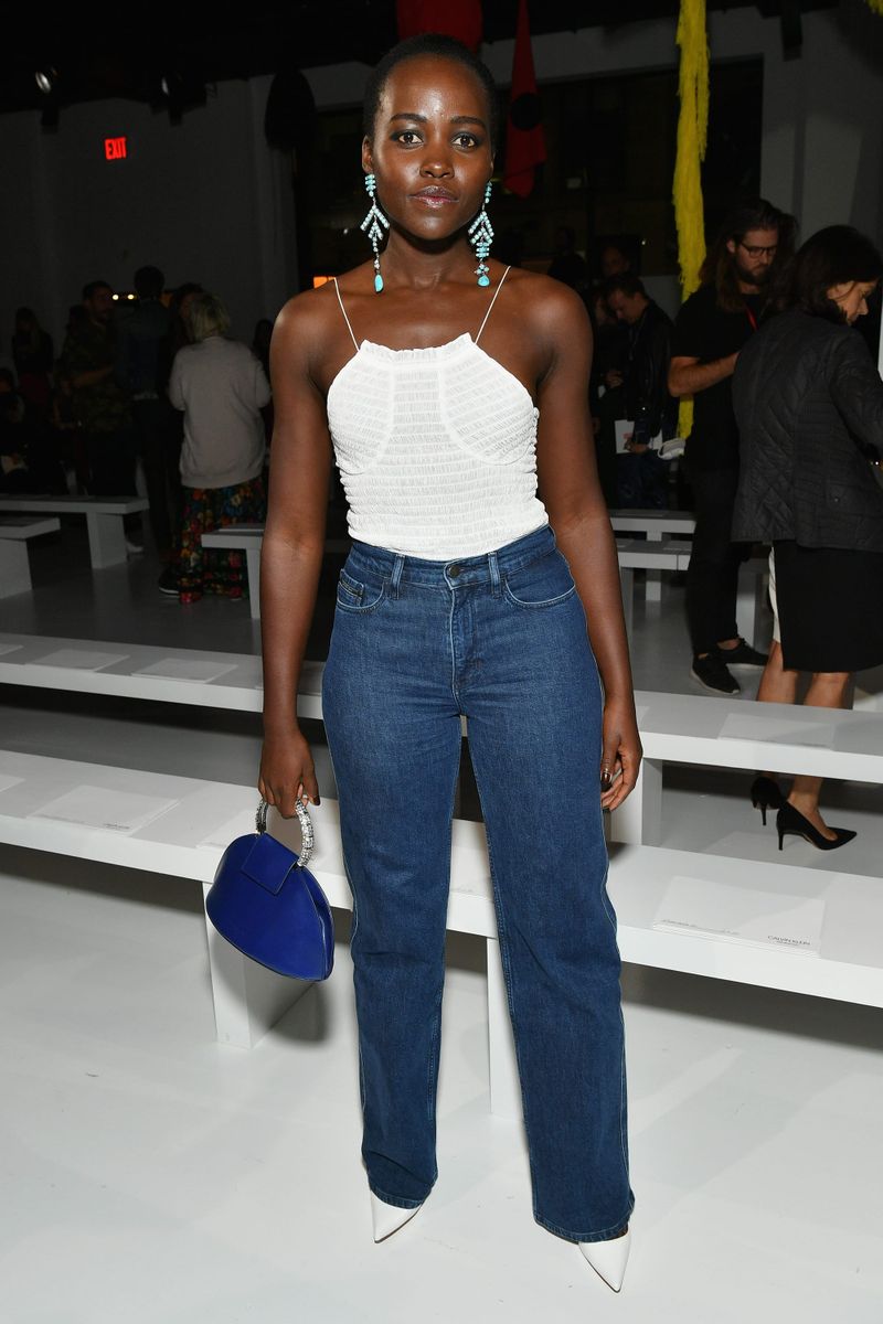 New York Fashion Week, Day 1: Jeans, Plastic Shoes, and a Strange Arm Situation