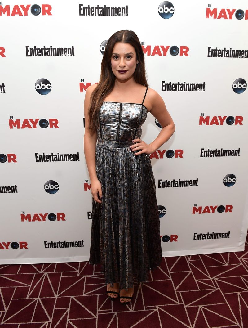 Lea Michele's Dress Is Made From Aluminum Foil But Is ALSO Cute?