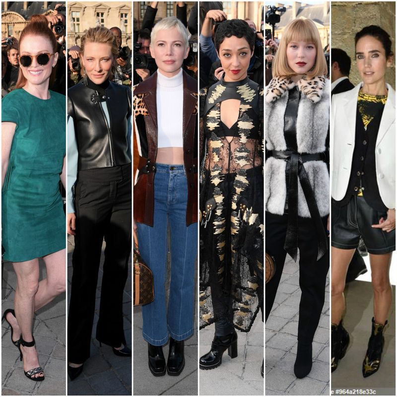 Louis Vuitton's Front Row is Chock-a-Freaking-Block