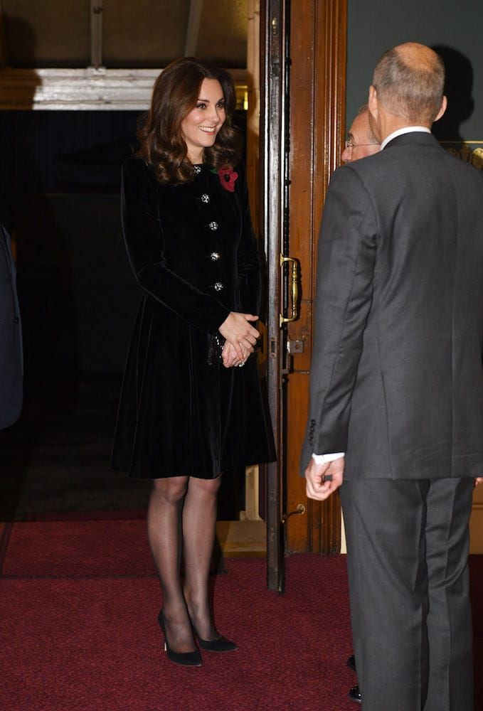 Duchess Kate Attends the Festival of Remembrance In (Maybe?) Catherine Walker