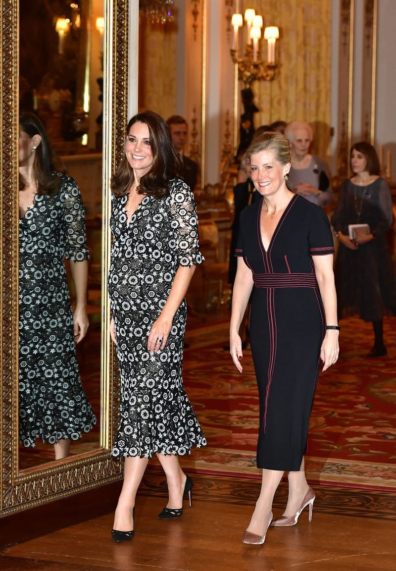 Kate and Sophie Go to the Commonwealth Fashion Reception