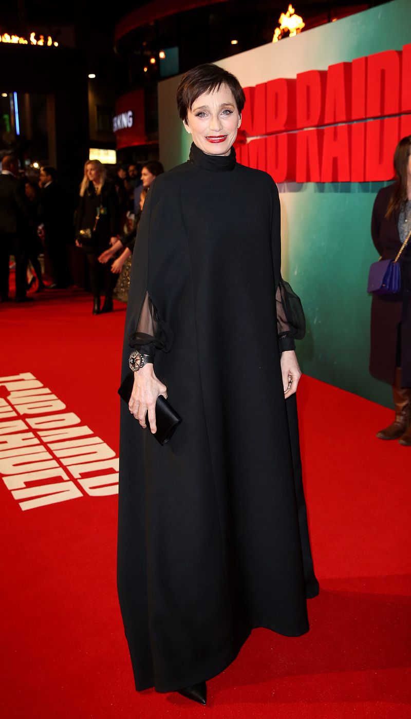Kristin Scott Thomas Is Wearing Amazing Formal Robes